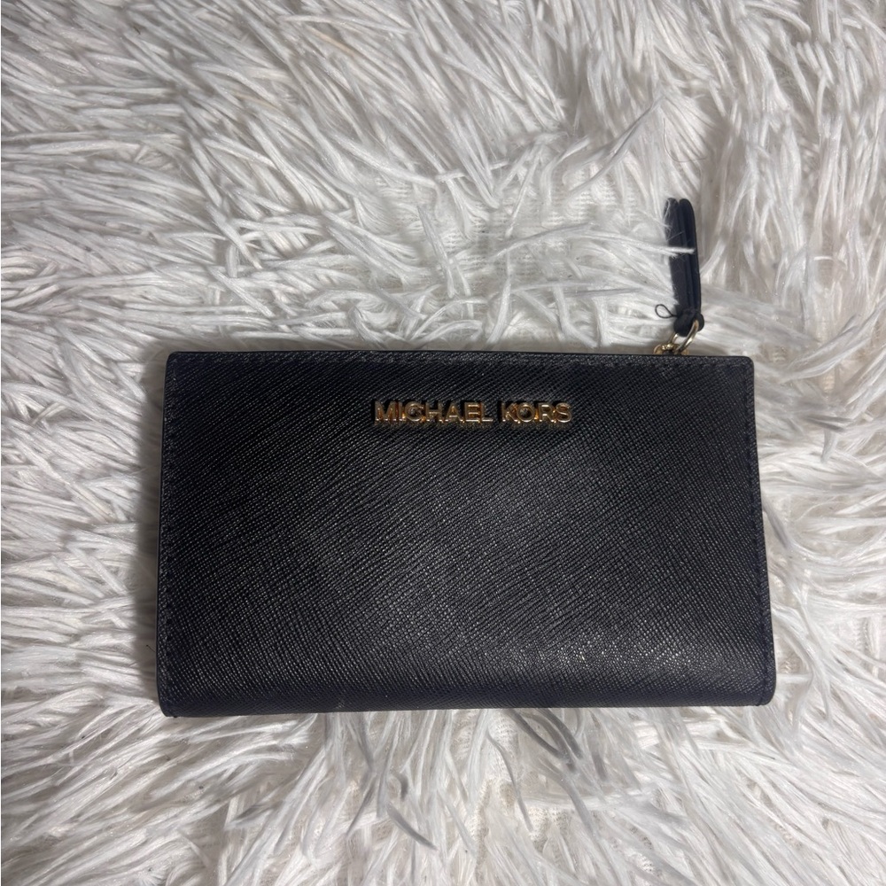 Michael Kors Black Saffiano Leather Wallet